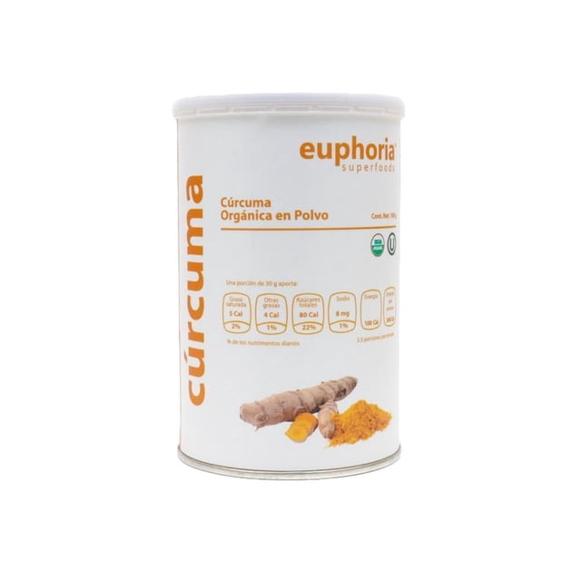 Cúrcuma Orgánica Euphoria Superfoods En polvo 100g