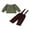 Green, variant on Bagilaanoe 2Pcs Toddler Baby Girl Overalls Set Long Sleeve Shirt Tops   Suspender Trousers 6M 12M 24M 3T 4T Kids Fall Casual Outfits