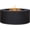 Black, variant on Real Flame Aegean 36" Round Steel Propane or Natural Gas Fire Pit Table in Mist Gray