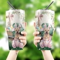 thumbnail image 4 of Easter Egg Chinese Shar-Pei Bunny Ear Welcome Spring Truck 30oz Stainless Steel Tumbler Insulated Cup with Lid Dog Lover - 12002, 4 of 5