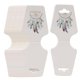 thumbnail image 1 of 100 Uds collar etiqueta colgante Fodable preperforado paquete s etiqueta F Baoblaze Tarjeta plegable para collar, 1 of 7