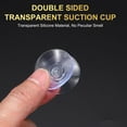 thumbnail image 3 of Uxcell 12 Pack Ventosas de Doble Cara, Espaciadores de Vidrio de 1.2 Pulgadas, Almohadillas de Silicona Transparentes para Mesas de Vidrio de Patio, Espejo, Tabla de Cortar, 3 of 6