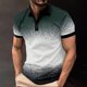 thumbnail image 2 of Camiseta Vestido Botón de Solapa Color Coincidencia Suelto Casual, 96% Viscosa 4% Spandex Camiseta de Punto para Hombres, Oficina, Golf Y Uso Diario, 2 of 6