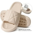 thumbnail image 2 of Ecetana Slides Sandals for Women Pillow Slippers Shower Sandals Thick Sole Womens Slides, 2 of 5