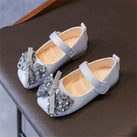 

Cathalem Girls Mad Scientist Boots Summer And Autumn Fashion Cute Girls Casual Shoes Round Toe Bow Snow Boots Women Size 5 Shoes Silver 4.5 Years