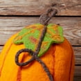 thumbnail image 3 of Large Felt Fall Decor Pumpkin, 3 of 4