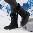 thumbnail image 5 of BURUDANI Women's Quilted Lace-Up Winter Snow Boots, 5 of 5