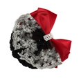 thumbnail image 3 of Elastic Women Hair Nets Ballet Hair Bun Covers Professional Style Work Hairstyle 12x11cm Polyester 1Pcs, 3 of 3