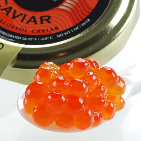 - American Salmon Roe Pink Caviar Wild Caught - 4 oz