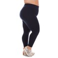thumbnail image 4 of MeMoi Women's Seamless Fleece Lined Leggings - Womens - Female, 1X-2X, Navy, 4 of 5