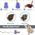 thumbnail image 4 of Limpiador de patas de perro de silicona 2 en 1, cepillo de baño de masaje, masajeador de garra sucia para mascotas, 4 of 8