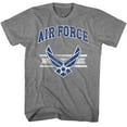 thumbnail image 1 of US Air Force Logo And Lines Graphite Heather Adult T-Shirt 5Xl, 1 of 2