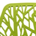 thumbnail image 3 of LeisureMod Dining Chair with Molded Polypropylene Seat and Chrome Legs Tree-Inspired Cutout Back Design Stackable for Modern Home, Kitchen, Cafes Asbury Collection, 3 of 8