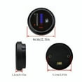 thumbnail image 4 of TAPDRA Universal LED Fuel Gauge 12V 24V for Car Motorcycle Fuel Level Indicator 52mm Diameter with Blue Red LEDs Time Delay Accurate, 4 of 5