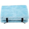 thumbnail image 5 of Peony Parrot Hammock Bird Nest Warm Soft Plush Hammock Hanging Cage Tent for Birds Parrot Winter Warm Bed Pet Toy Pouch Cotton Bed (M-Blue), 5 of 5