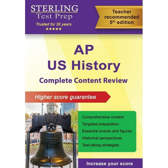 AP U.S. History: Complete Content Review for AP US History Exam, (Paperback)