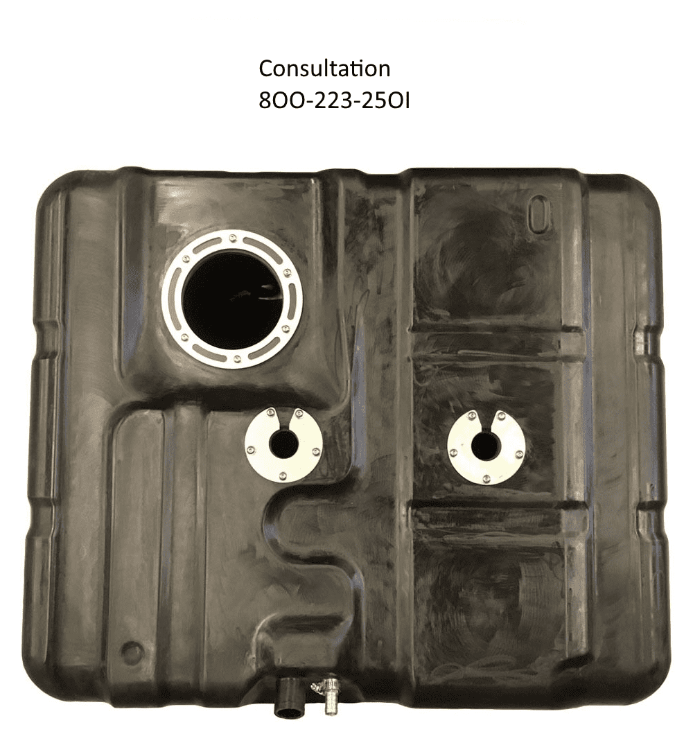 New 55 gallon rear Fuel/Gas tank for 2010 2011 2012 2013 Ford E350 E450