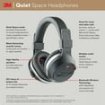 thumbnail image 3 of 3M Quiet Space Headphones Black 7100256312, 3 of 9