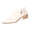 Beige, variant on Khaki Ladies' Comfortable Pointed Toe Ankle Boots With Hollow Accent, Great For Daily Style