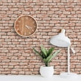 thumbnail image 2 of SUSSEXHOME 177.59 Square Feet Rolyef–Kaemplex Removable Wallpaper - Waterproof, Strippable, Light Resistance & Cleanable Wall Paper Roll-Wallpaper-Stone Wall, 2 of 5