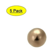 Uxcell 12mm Precision Solid Brass Bearing Ball 5 Pack