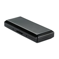 Metal Cigarette Case - Retro Fashion, Holds 10 Cigarettes 100 Cigarettes (W49 Jet Black)