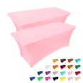 thumbnail image 1 of Mantel IVAPUPU, 2 unidades, rectangular, ajustado, 6 pies, color rosa, 1 of 6