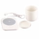 thumbnail image 3 of Calentador de tazas para escritorio de 55 ℃, calentador de tazas de leche alimentado por USB con 3 ajustes de temperatura para uso en el hogar y la oficina, color blanco, 3 of 14