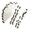 thumbnail image 5 of EHJRE 36 Pieces Acrylic Fashionable Ear Ear Tunnels Piercing Jewelry Stud, 5 of 9