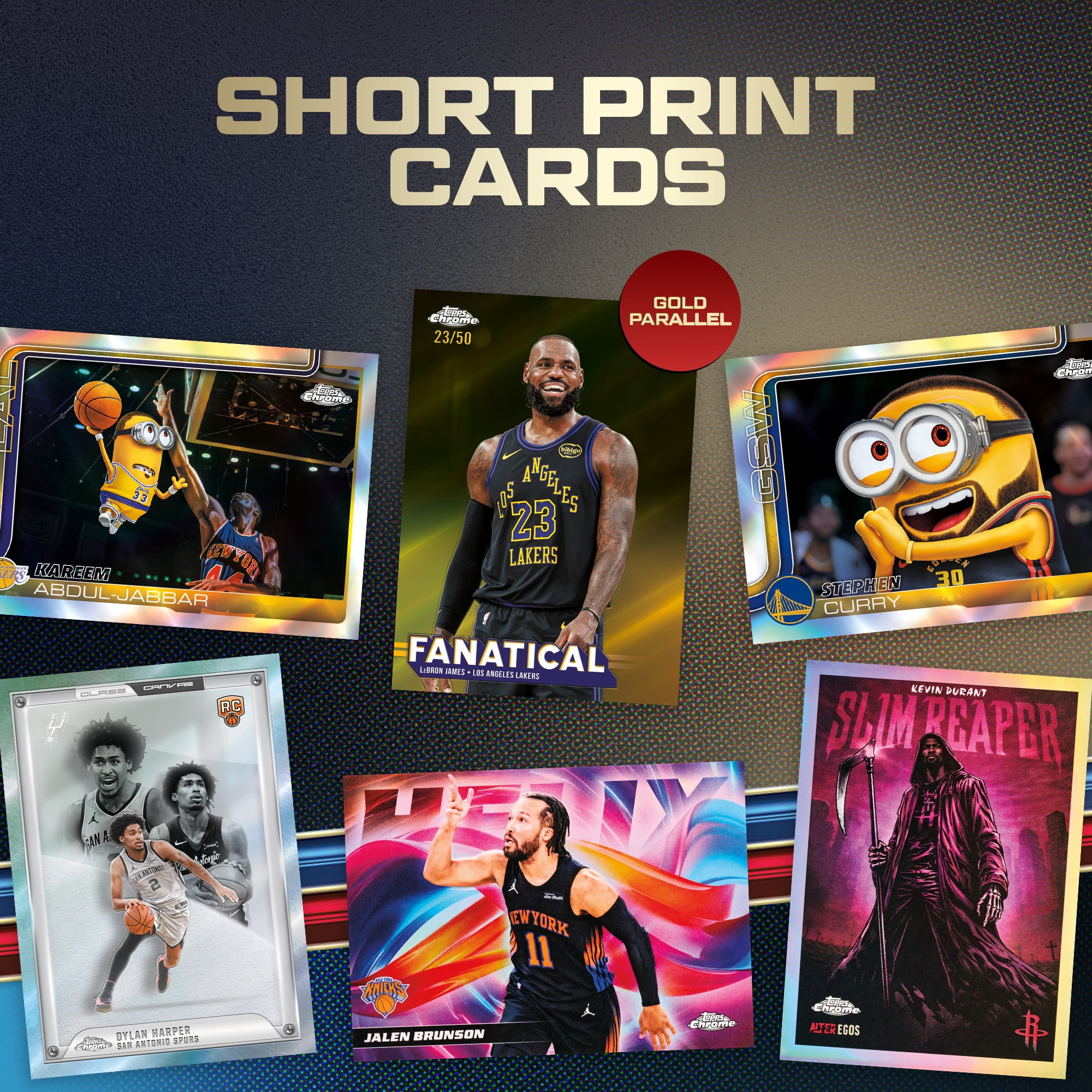 2025 2026 Topps NBA Chrome Update Series Basketball Trading Card Mega Box