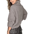 thumbnail image 4 of 1 suéter de cuello alto, gris., 4 of 5