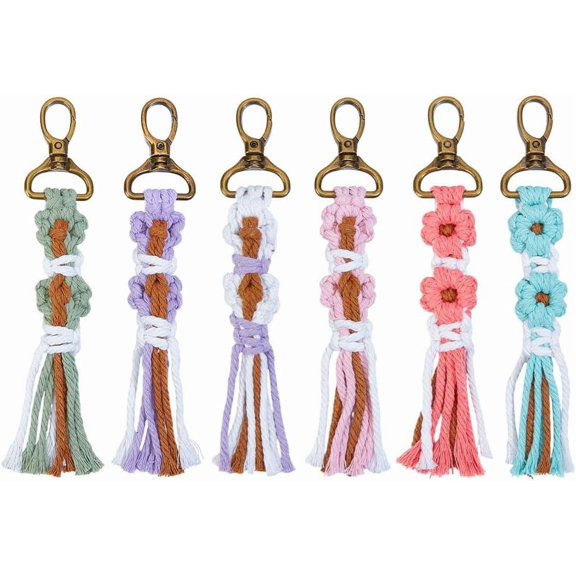 Knitted Keychain Decoration Cotton Pendant