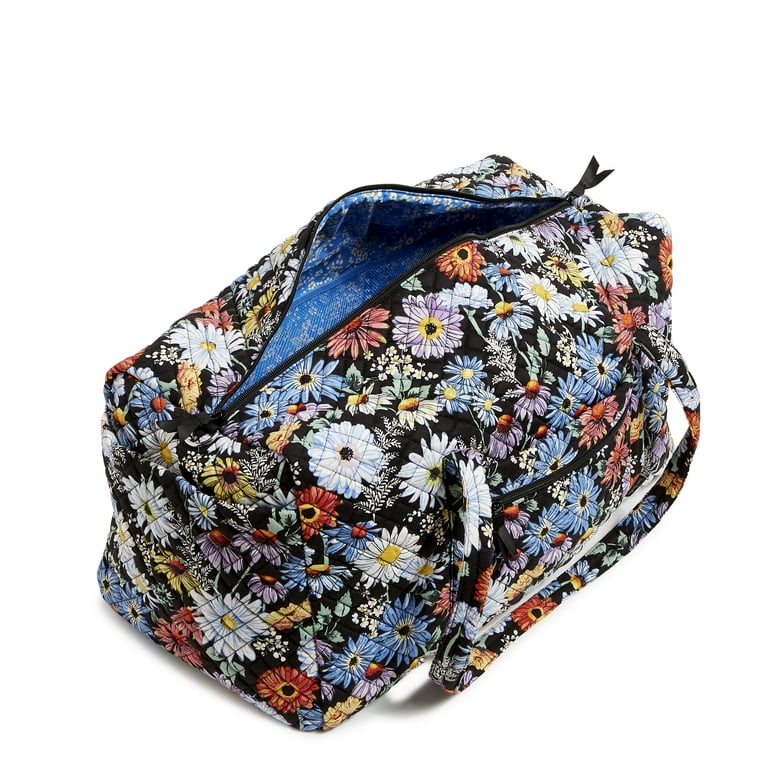 Vera Bradley Women's Cotton Large Travel Duffel Bag Daisies