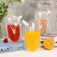 thumbnail image 2 of 50Pcs Liquid Subpackage Pouch Portable Stand-up Drinking Bag Storage Holder, 2 of 7