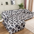 thumbnail image 1 of Sectional Sofa Covers Stretch Couch Slipcovers for L Shape Sectional Couch Chaise Sofa Furniture Protector Covers, 1 of 7