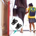 thumbnail image 2 of CIMAXIC 1 Set Barn Door Floor Mounted Bottom Track Guide Sliding Door Floor Guides,1.77"X0.94"X0.79", 2 of 4