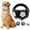 Black B does not include tennis balls, variant on The Mellow Dog Calming Ball, Rubber with Handle Dog Toy, Interactive Ball for Dogs Playing with Handle, Toss and Fetch Play Interactive for Medium Large Breeds