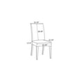 thumbnail image 3 of ANMINY PU Faux Leather Short Dining Room Chair Seat Cover Slipcovers, Wedding Party Banquet Decoration, 3 of 5