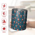 thumbnail image 5 of 12oz Coffee Tumblers Dark Blue Christmas Reindeer Pattern Stainless Steel Vacuum Insulated Travel Tumbler Coffee Cups Mug with Lid and Straw with Cleaning Brush for Cold & Hot Drinks, 5 of 5