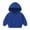 1#Blue, variant on Toddler Boys Pullover Hoodie Fleece Soft Hooded Sweatshirt Solid Casual Pullover Top