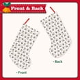 thumbnail image 2 of Lsque Pugs Pattern 18 Inch Christmas Stockings, Festive Holiday Stocking for Christmas Decorations Holiday Decor, 2 of 7
