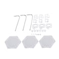 thumbnail image 1 of 3 Pack Bendable Action Figure Stand, Premium ABS Stainless Steel Holder Base, 6 Inch Model Display Support for SD BB Dolls Figurines, 1 of 7