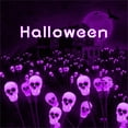 thumbnail image 6 of 2 Pack Led Solar Skull Lights Outdoor Garden Halloween Decor Scary Pathway Light, 6 of 6