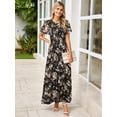 thumbnail image 3 of Vestido largo Simplee Apparel Summer Boho Floral para mujer, 3 of 5