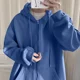 thumbnail image 3 of Sudadera Simple Con Capucha, De Felpa, Color Liso, Unisex, 3 of 5