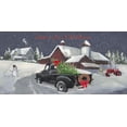 thumbnail image 2 of Phillips, Anita 14x9 White Modern Wood Framed Museum Art Print Titled - Home for Christmas, 2 of 4