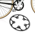 thumbnail image 1 of Piñón BCD de 130mm, piezas de reparación de rueda dentada, cadena ancha estrecha para bicicleta, bicicleta redonda 50T Cola Plato de bicicleta, 1 of 8