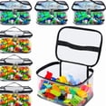 thumbnail image 4 of Transparent Mesh Zipper Toy Storage Bag - Large Capacity Puzzle and Block Organizer, Ideal for Toy and Building Block Storage So, 4 of 8