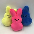 thumbnail image 2 of Yanxiao 12PCS Easter Stuffed Bunny Plush Toys, 6" Easter Bunny Stuffed Animals Bulk Plushie, Easter Basket Stuffers Egg Fillers Party Supplies Gift for Kids, 2 of 8
