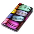 thumbnail image 5 of SaniMore Painted Wallet Case Compatible with Galaxy S23 Ultra, Stylish PU Leather Shell Magnetic Closure Shockproof Kickstand Case with Wrist Strap for Samsung Galaxy S23 Ultra, Color Macaron, 5 of 9